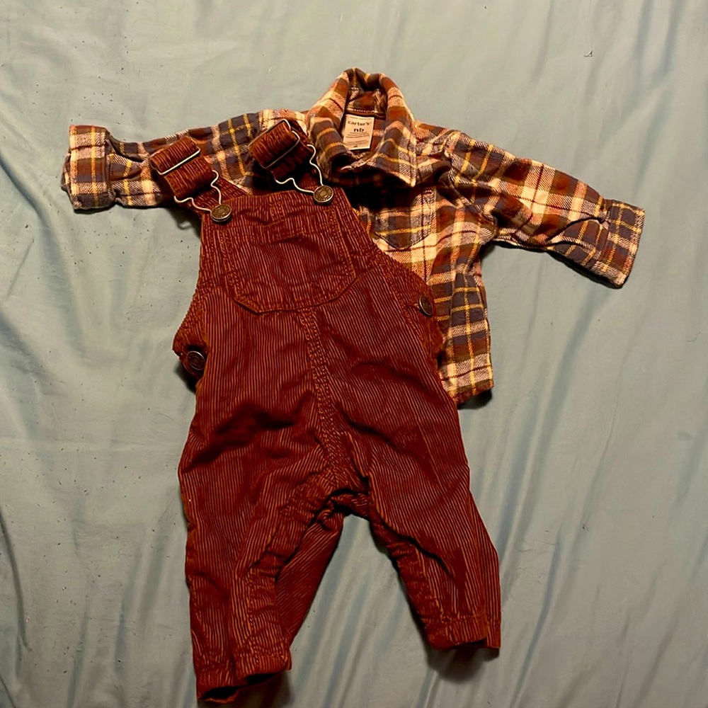 Carter’s Couderoy Overall Set